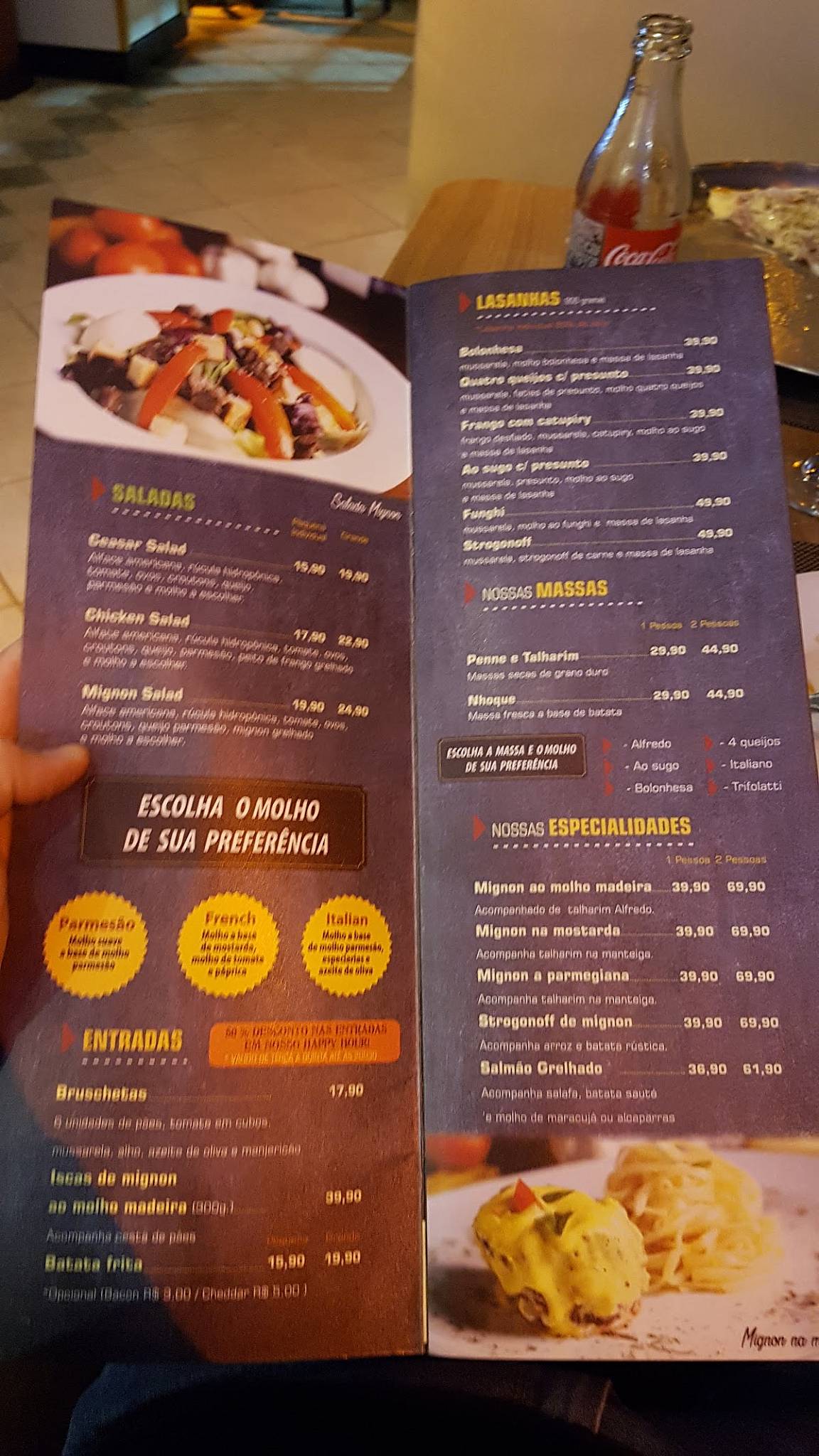 Pizzaria Atolinni Cabral cardápio