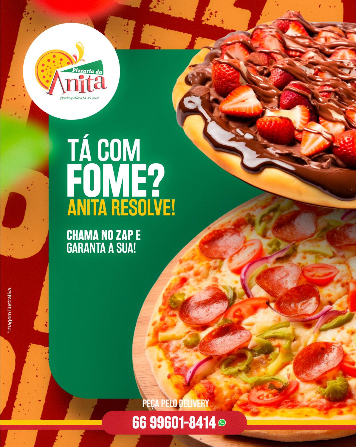 Pizzaria Da Anita cardápio
