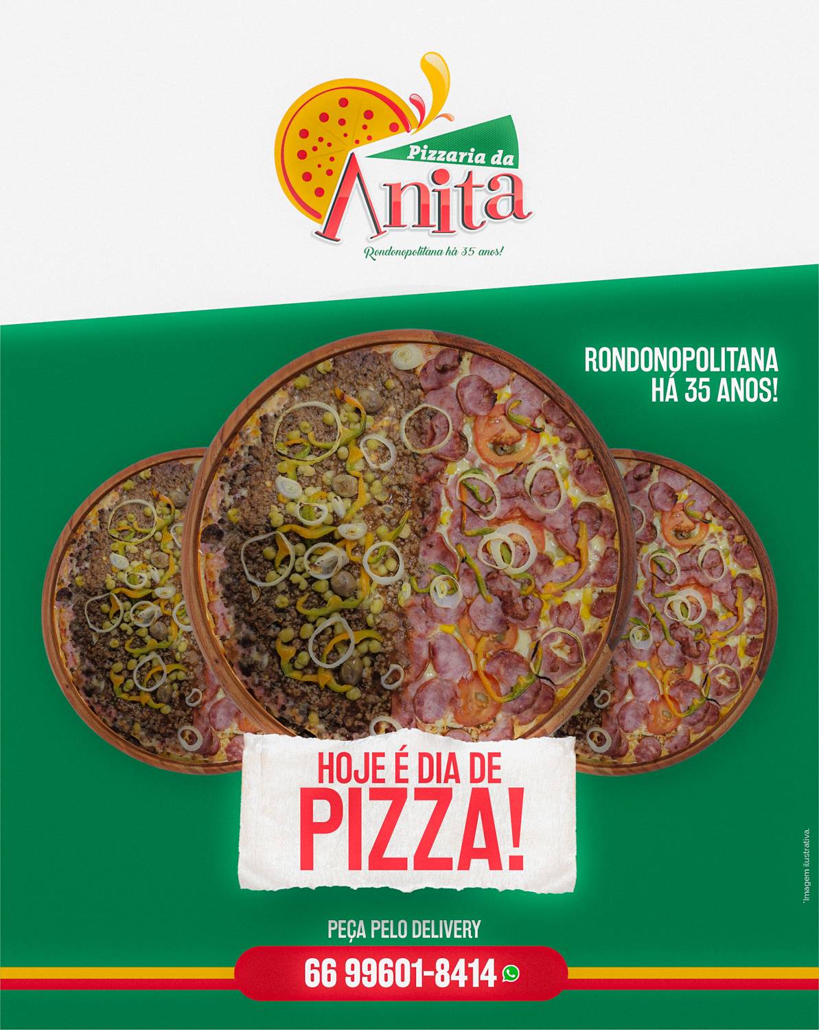 Pizzaria Da Anita cardápio