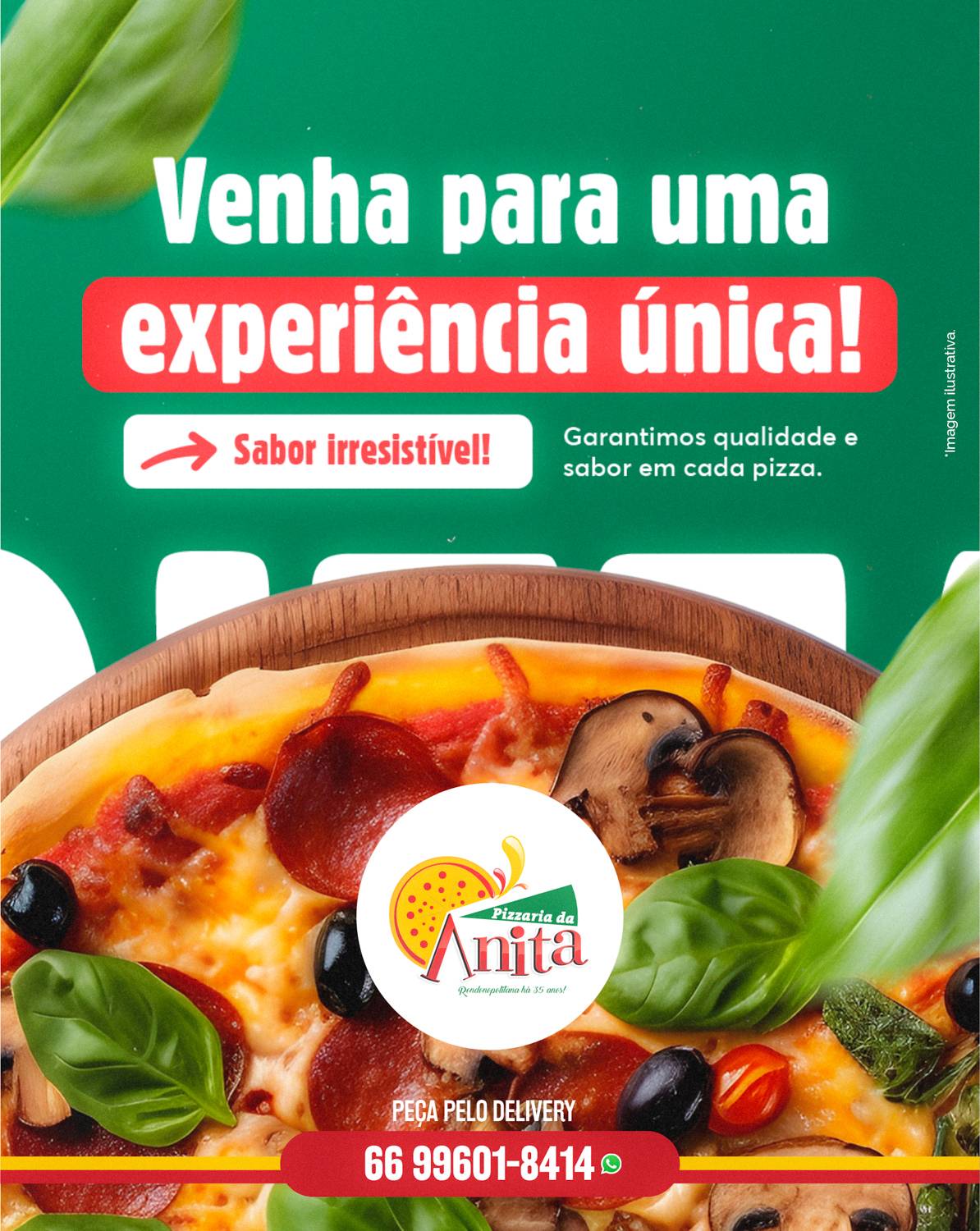 Pizzaria Da Anita cardápio