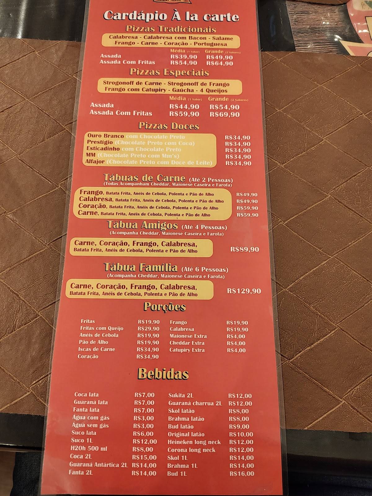 Pizzaria Grand Sabor cardápio