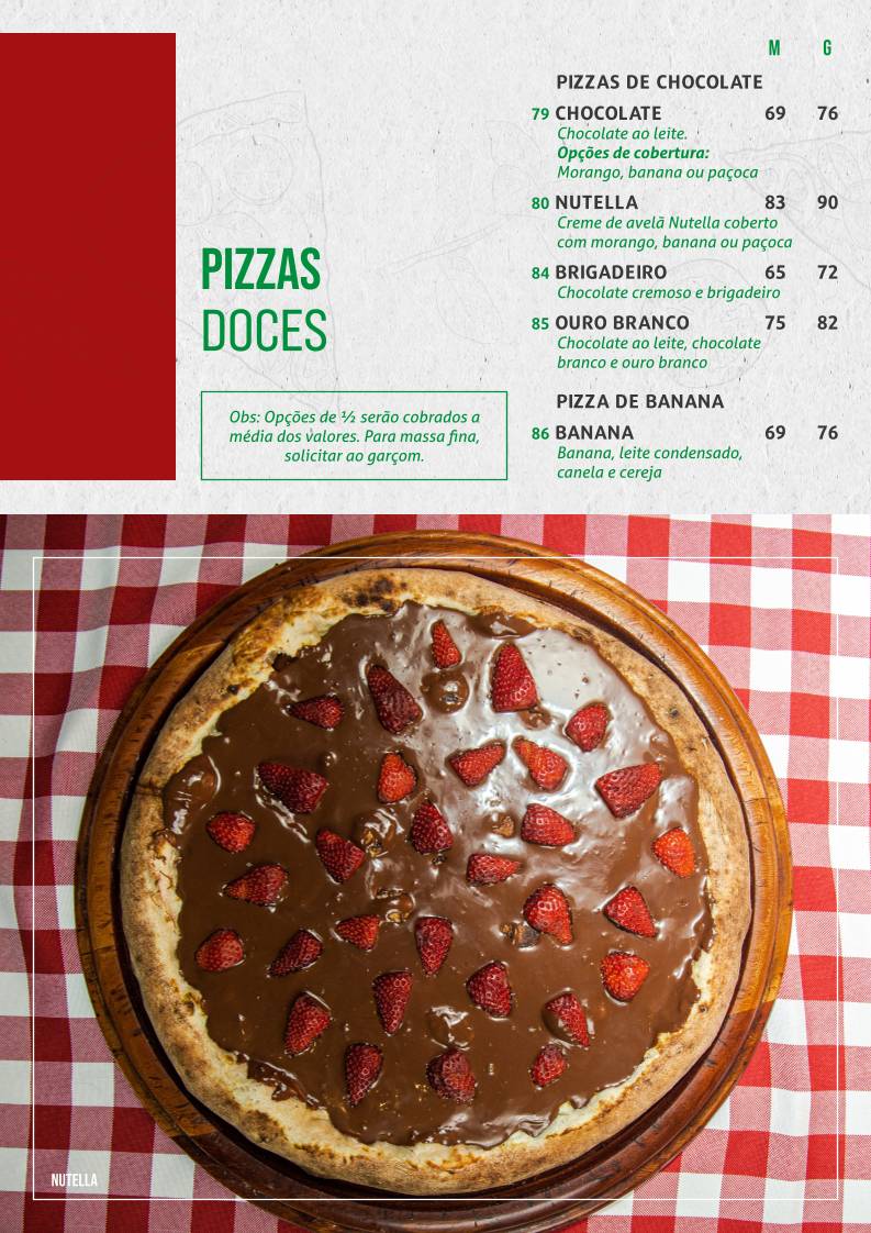 Pizzaria Marcoluccio - Pizzaria em Santana cardápio