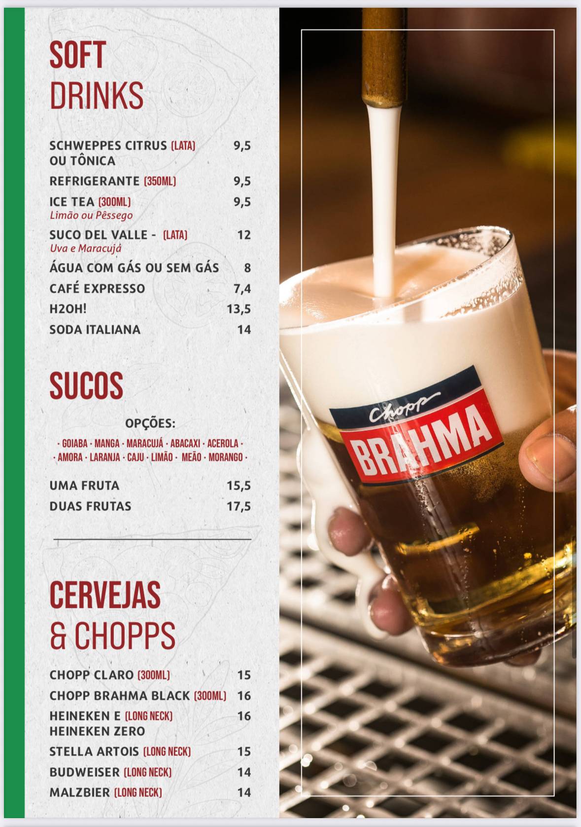 Pizzaria Marcoluccio - Pizzaria em Santana cardápio