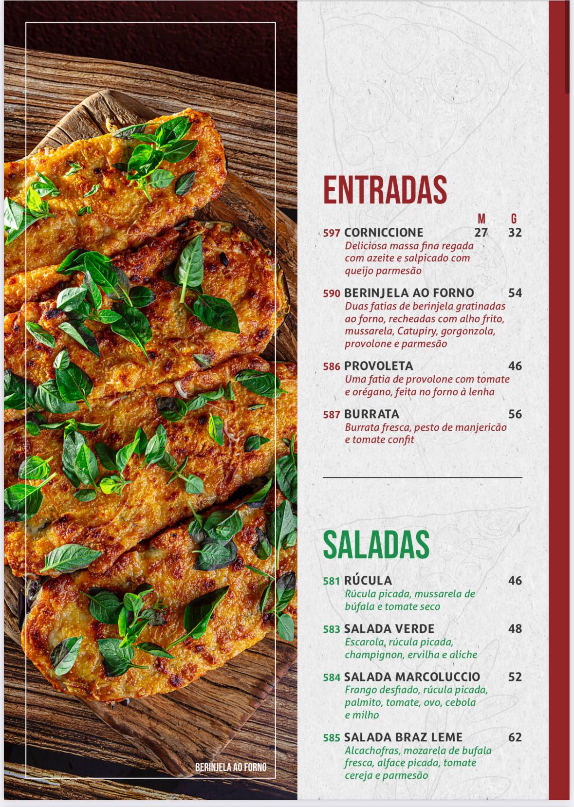 Pizzaria Marcoluccio - Pizzaria em Santana cardápio