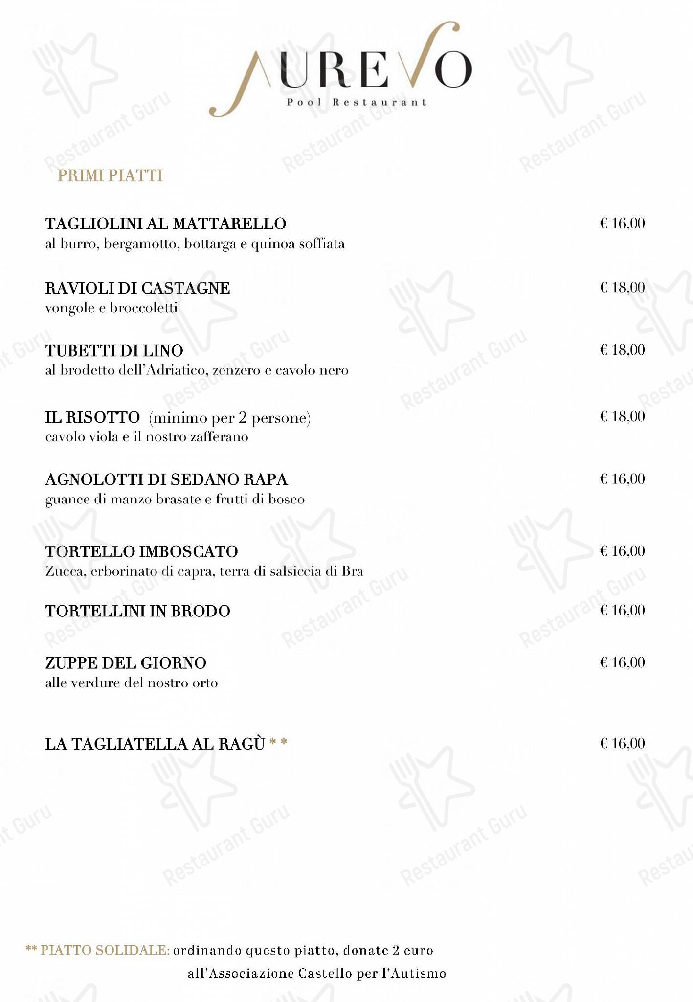 Catering Menu per Palazzo di Varignana in Osteria Grande
