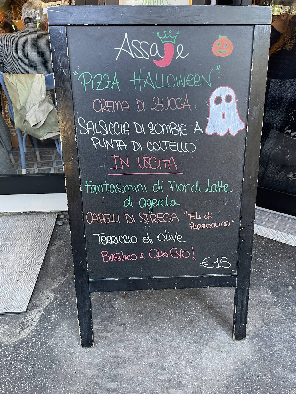 Menu di Assaje Milano Segrino 