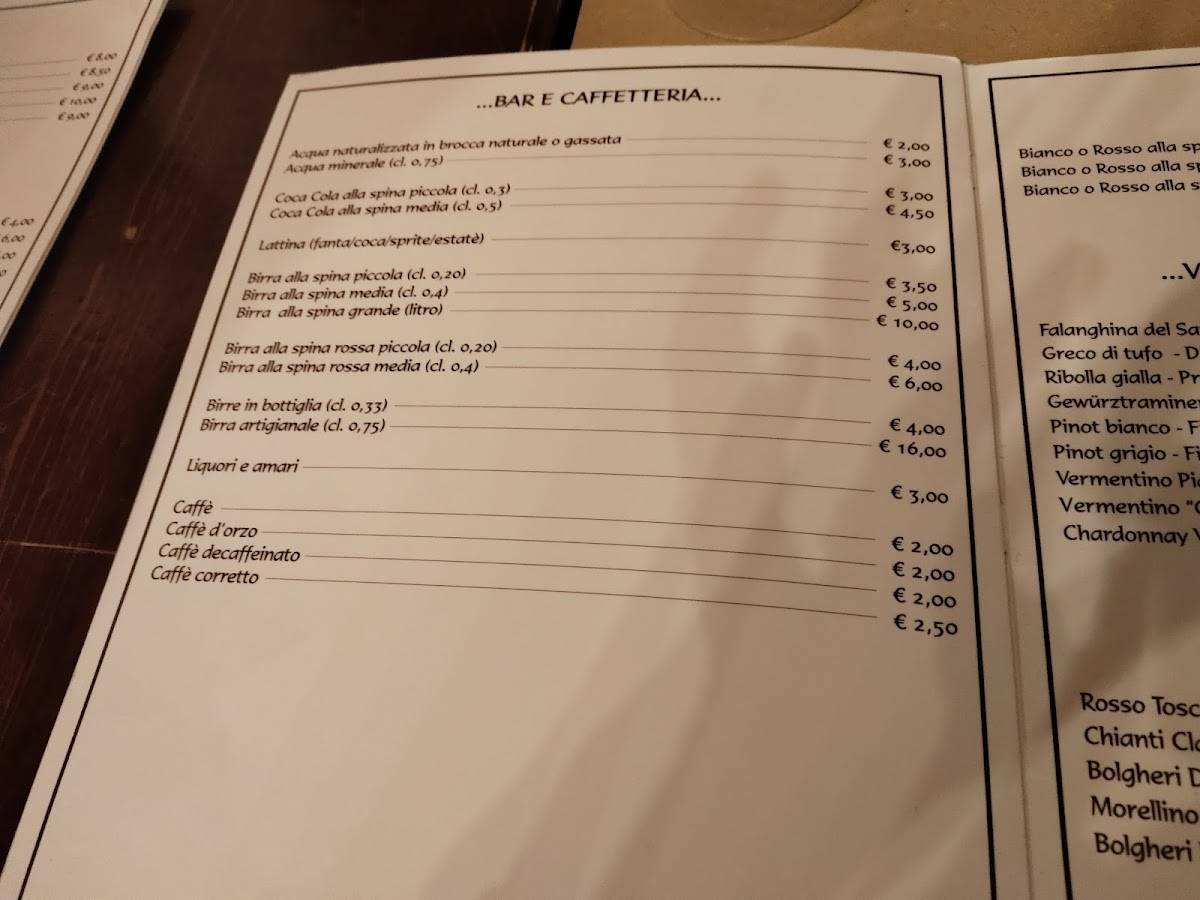 Menu di Da Bertone Pizzeria Ristorante 