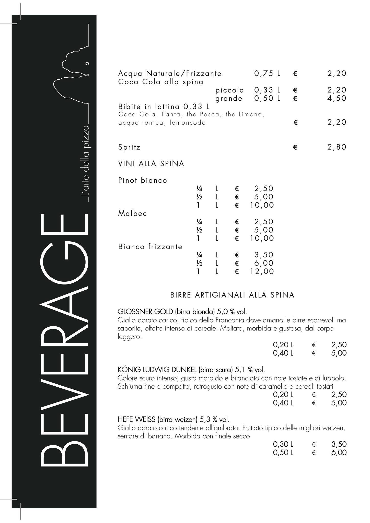 Menu di Pizzeria Da Ludovico 