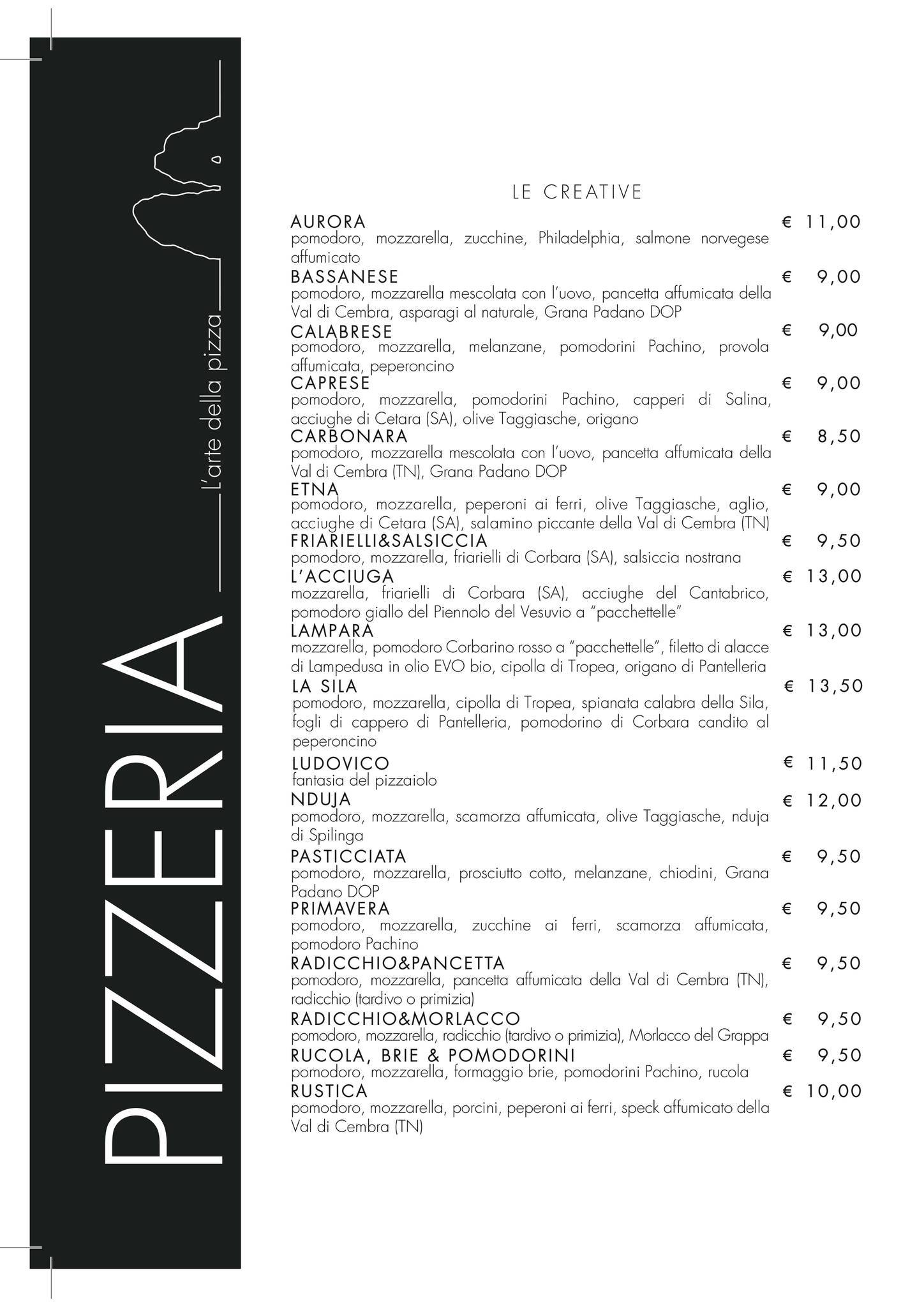 Menu di Pizzeria Da Ludovico 