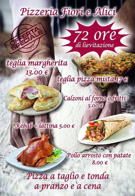 Menu de Pizzeria Fiori E Alici