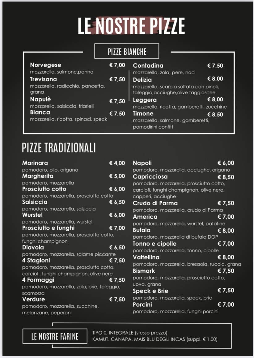 Menu di Grano 86 