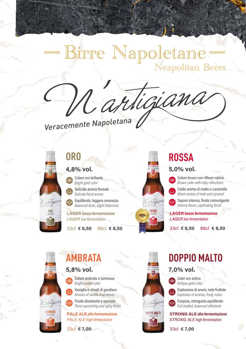 Menu di Pizzeria Grume Milano
