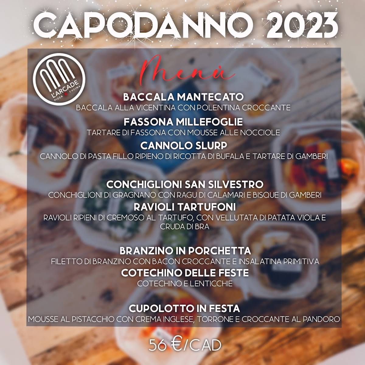Menu di L'Arcade Pizza&Cucina 