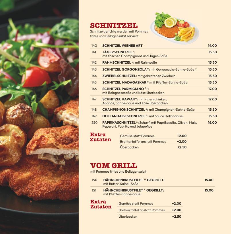 Menu de Pizzeria Libretto Rodgau