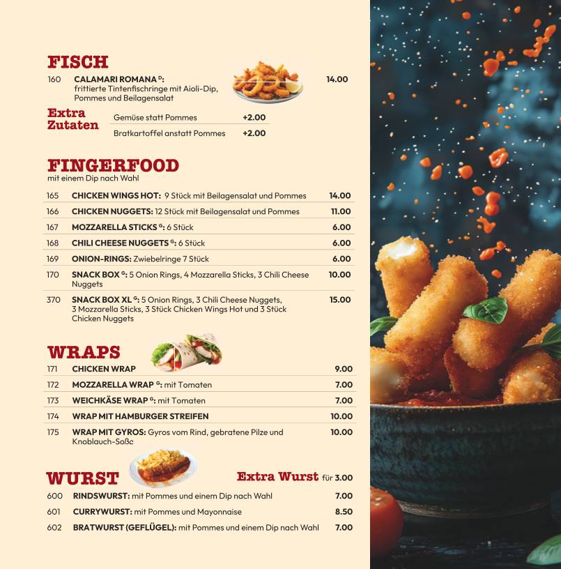 Menu de Pizzeria Libretto Rodgau