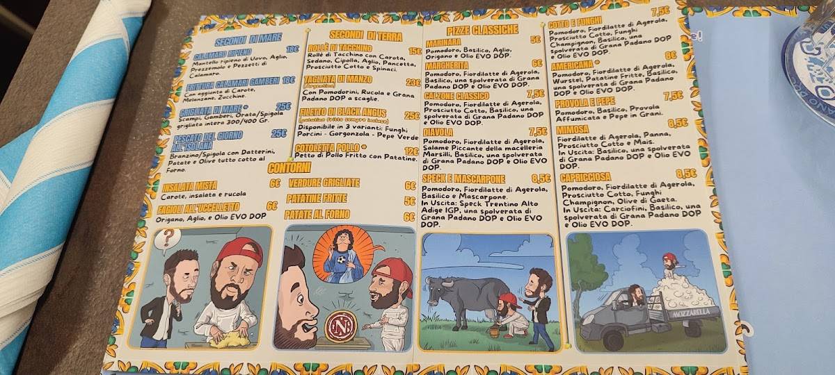Menu di Pizzeria Masaniello 