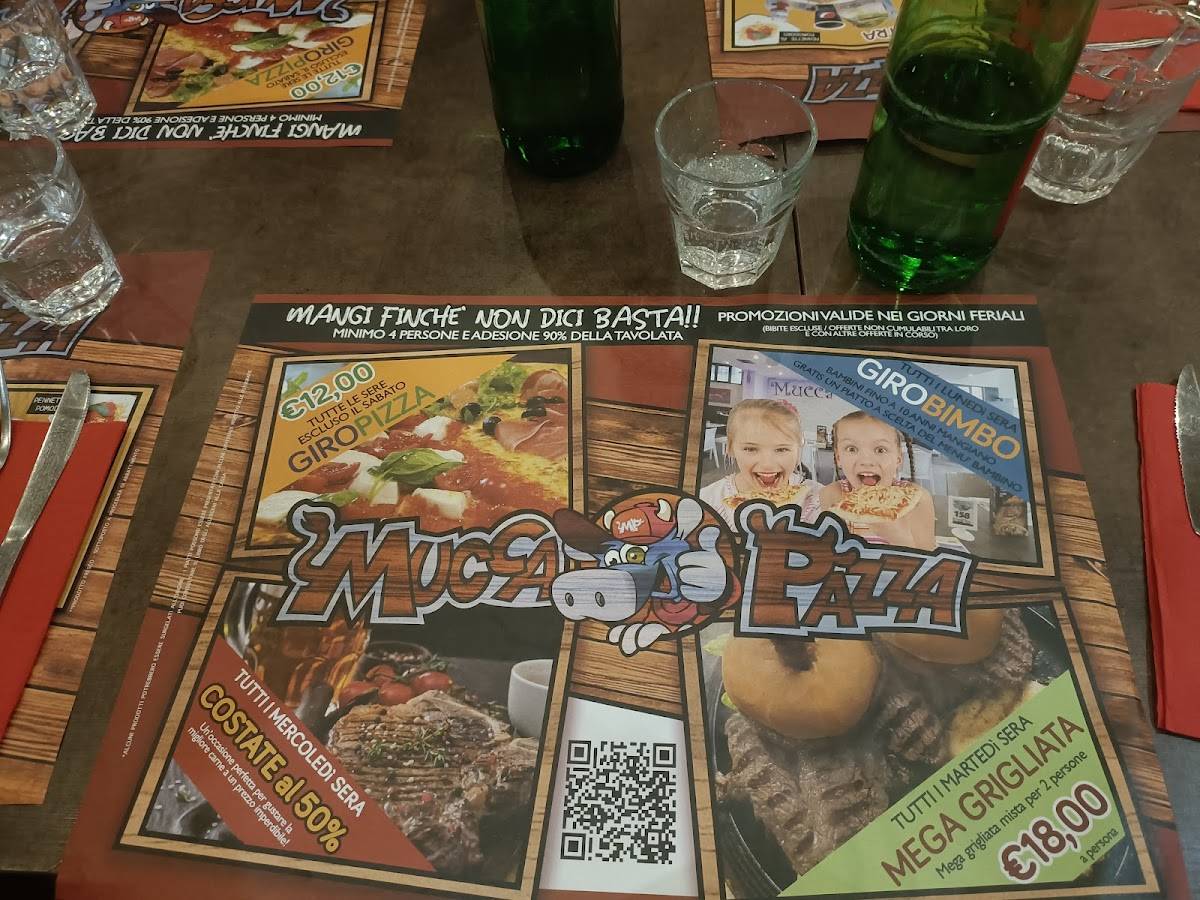 Menu di Mucca Pazza Anagnina 