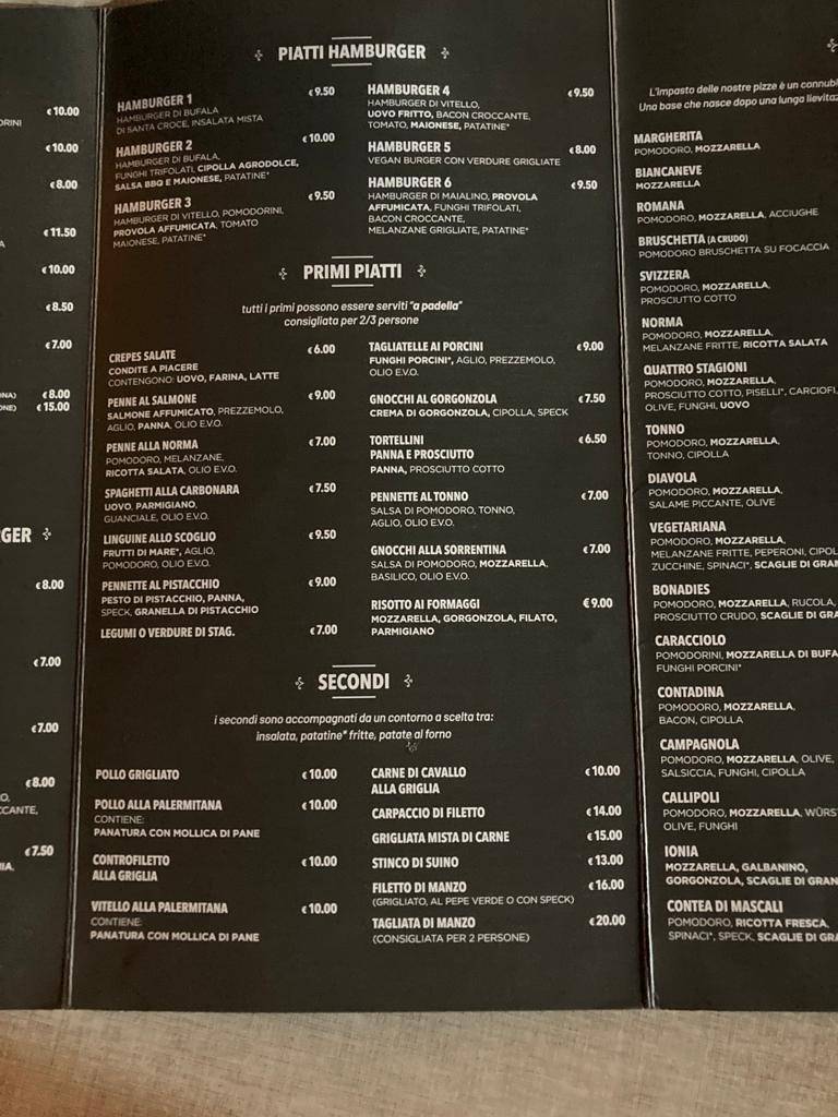 Menu di Osteria Da Ciccio 