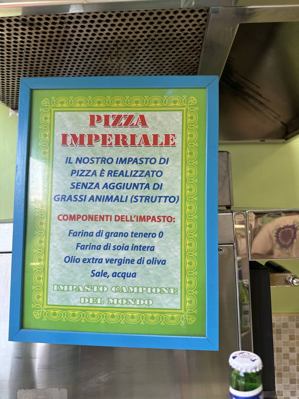 Menu di Pizza Imperiale Roma 