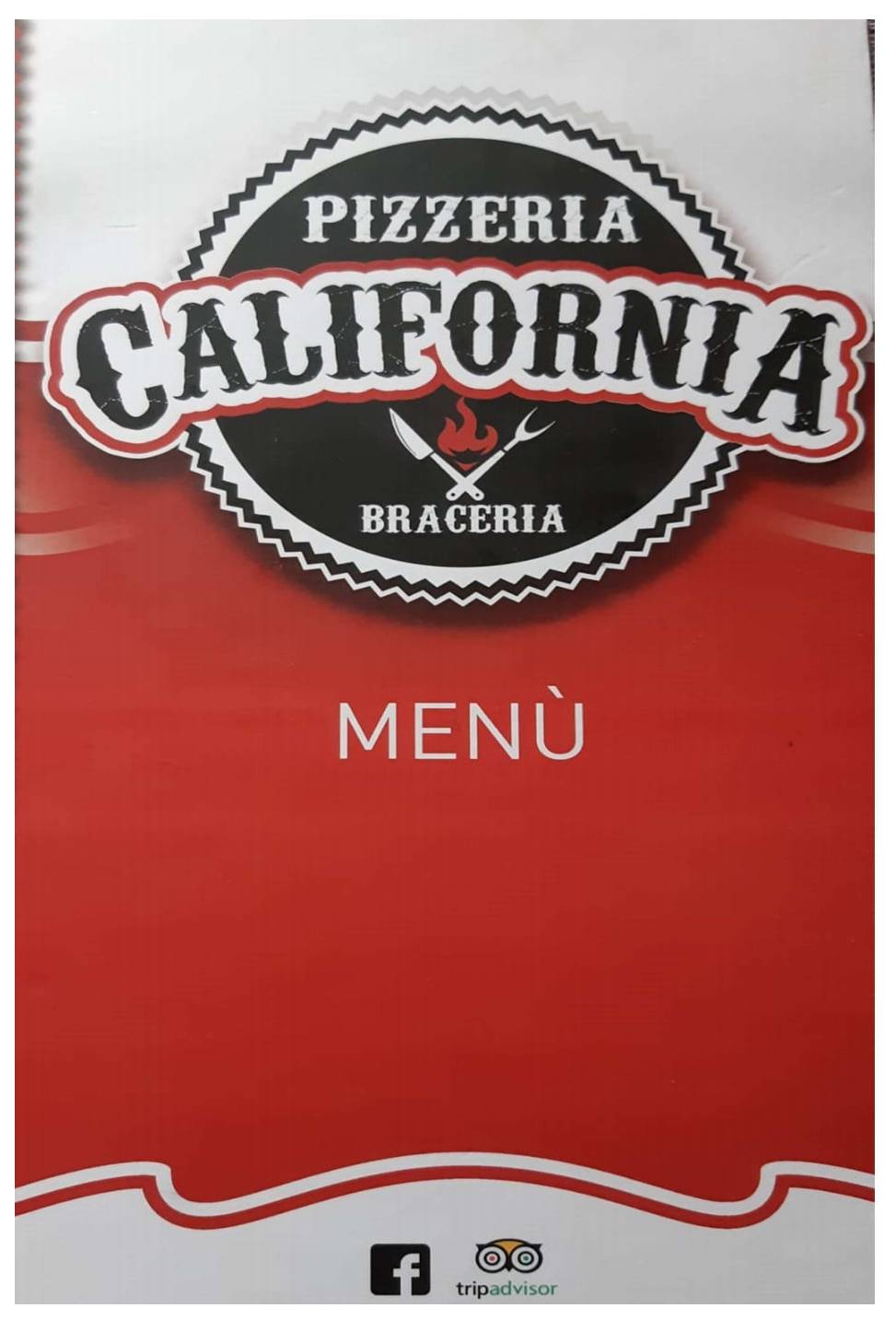 Menu di Pizzeria California 