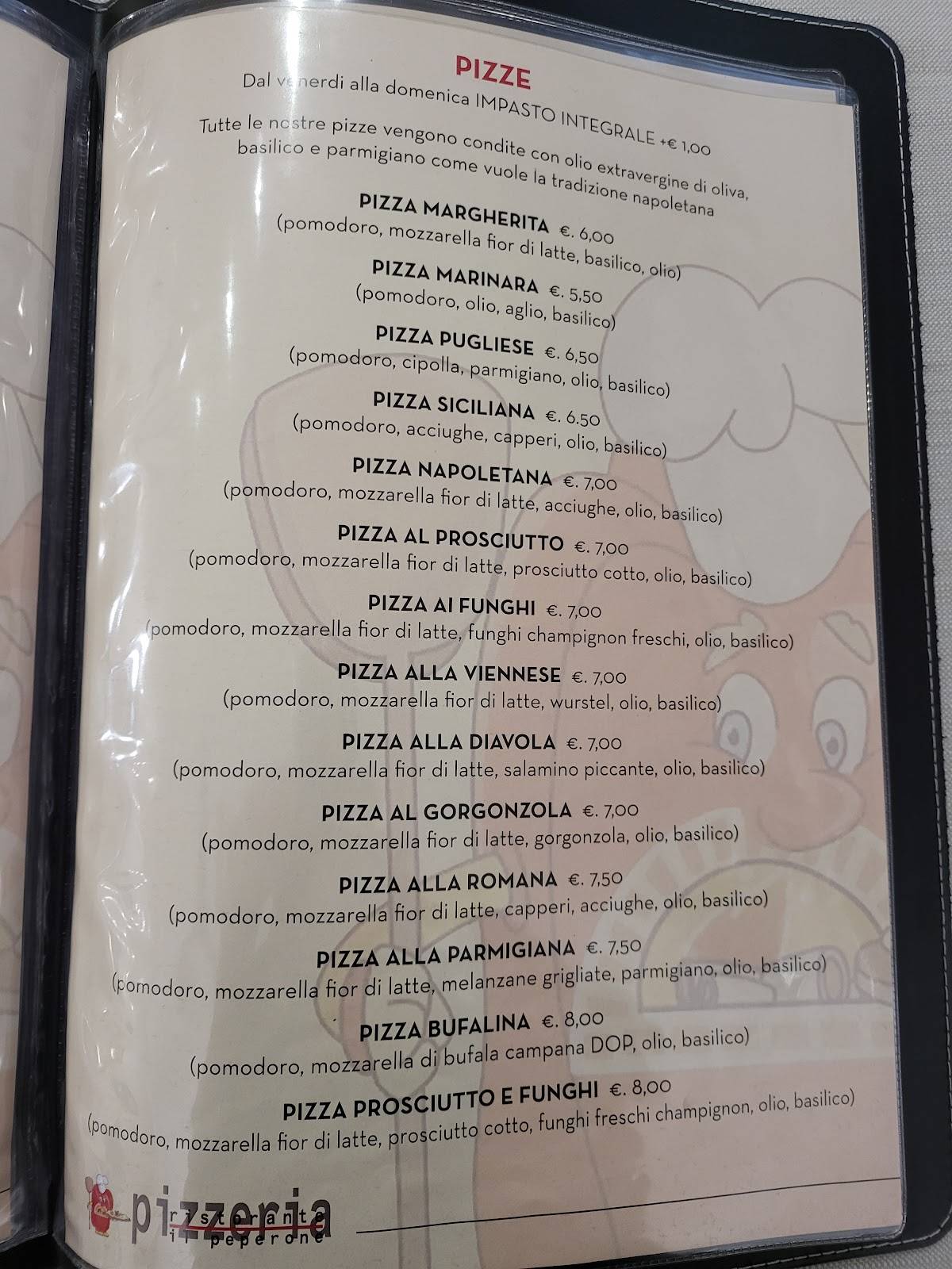 Menu di Il Peperone 