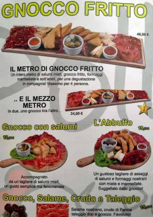 Menu di Pollicino 