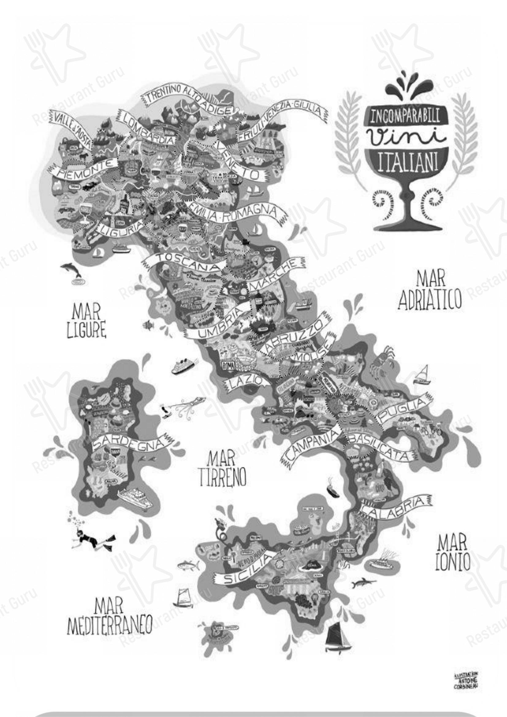 Menu bar per Ristorante Pizzeria Daniela in Trezzo sull'Adda