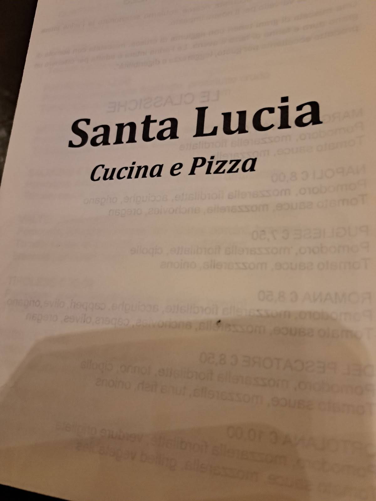 Menu di Santa Lucia 
