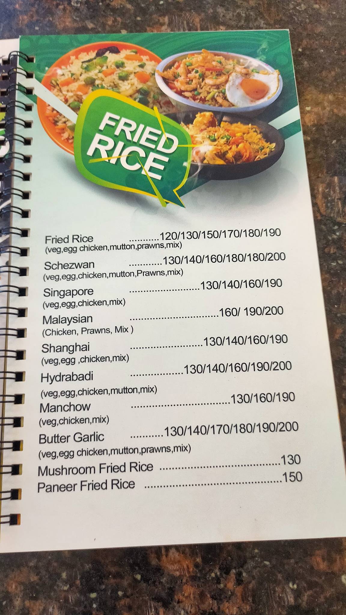 Menu at Platez Multicuisine, Nagercoil
