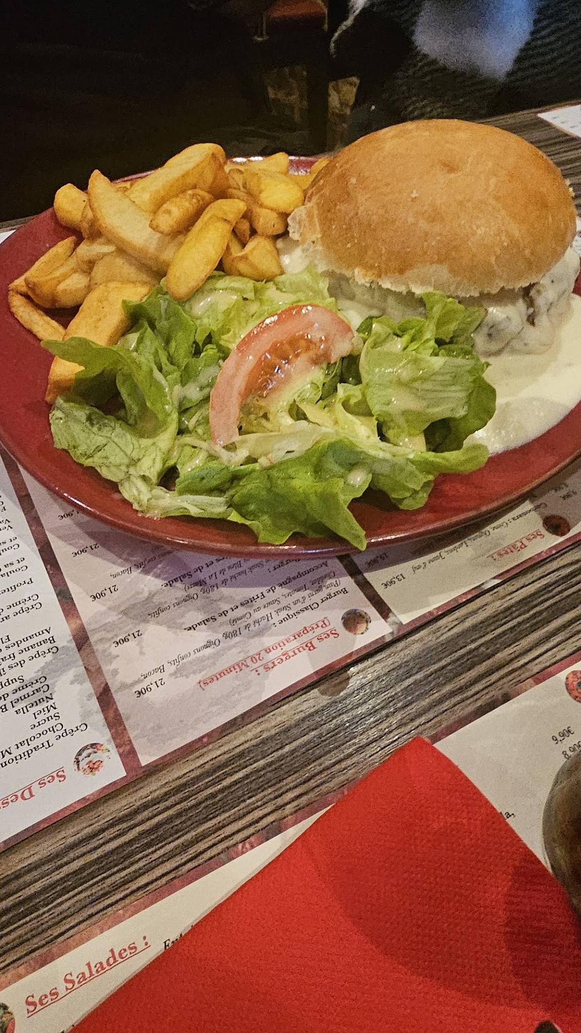 Menu de Le Casta