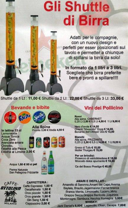 Menu di Pollicino 