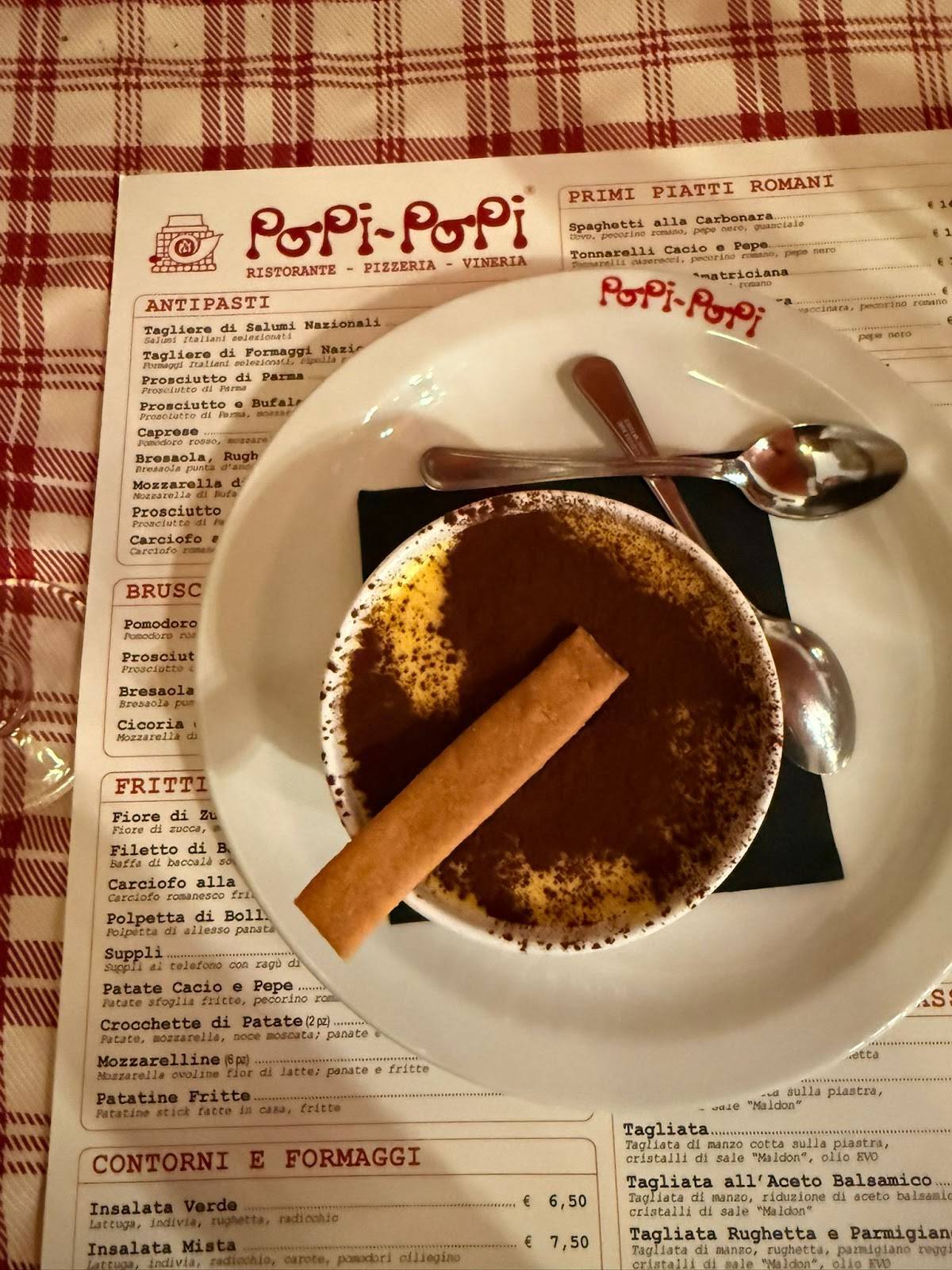 Menu di Popi Popi 