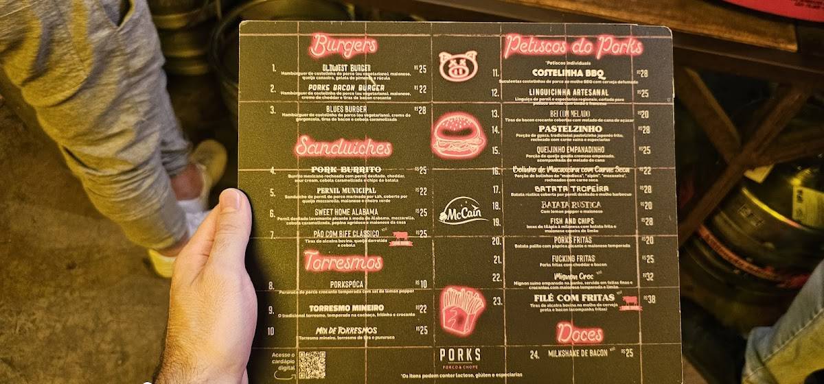 Porks Brasília - Asa Sul cardápio