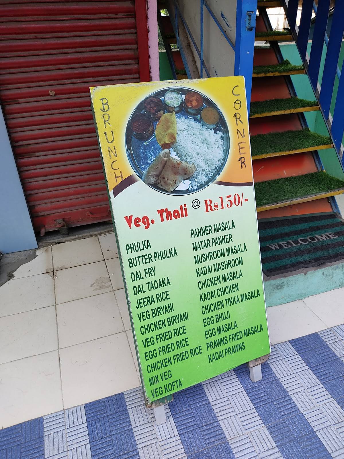 Brunch Corner menu