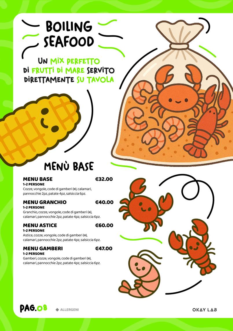 Menu di Okay Lab 