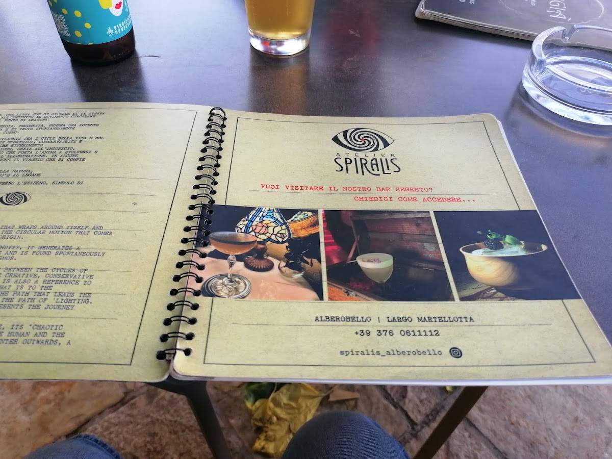 Menu di Bagià 