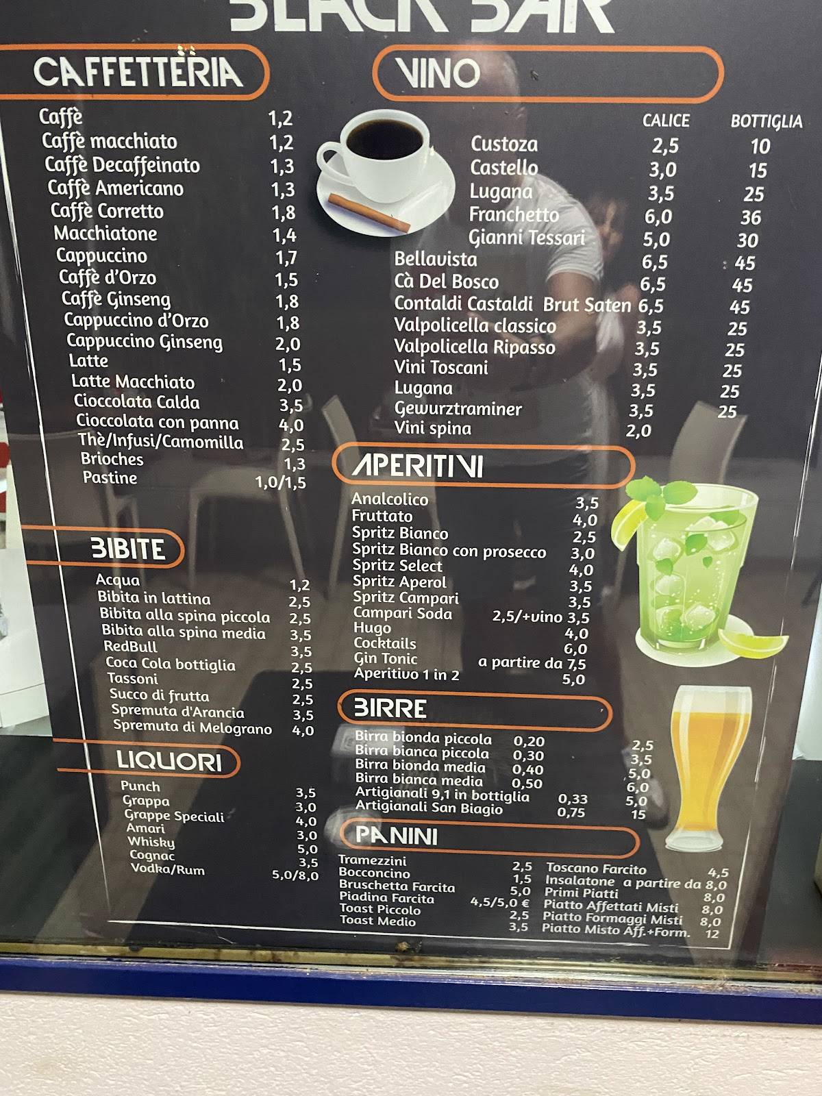 Menu di Bamboo Caffè 