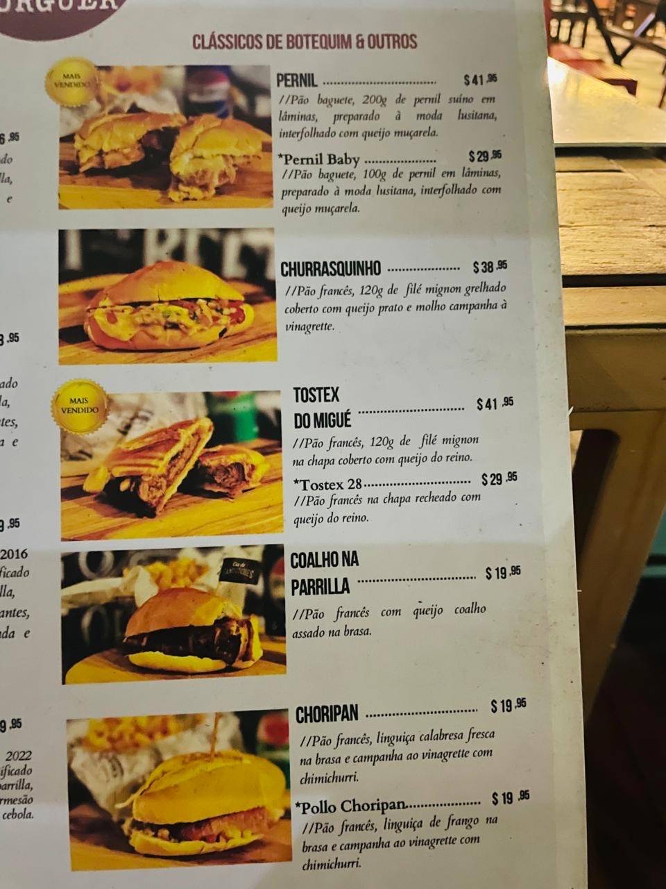 Cia do Chopp cardápio