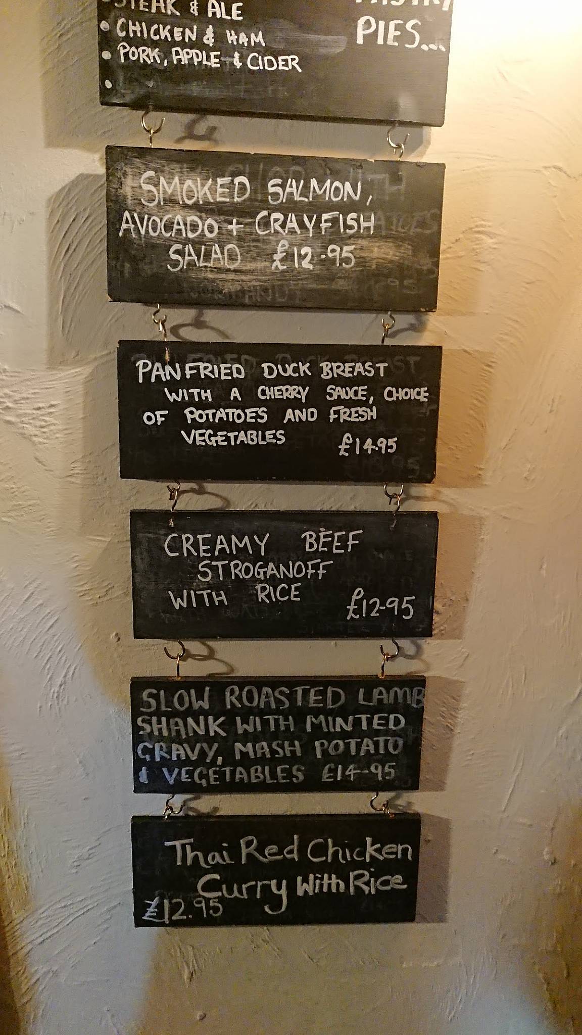 Menu at The Boars Head Inn Crowborough pub & bar, Crowborough
