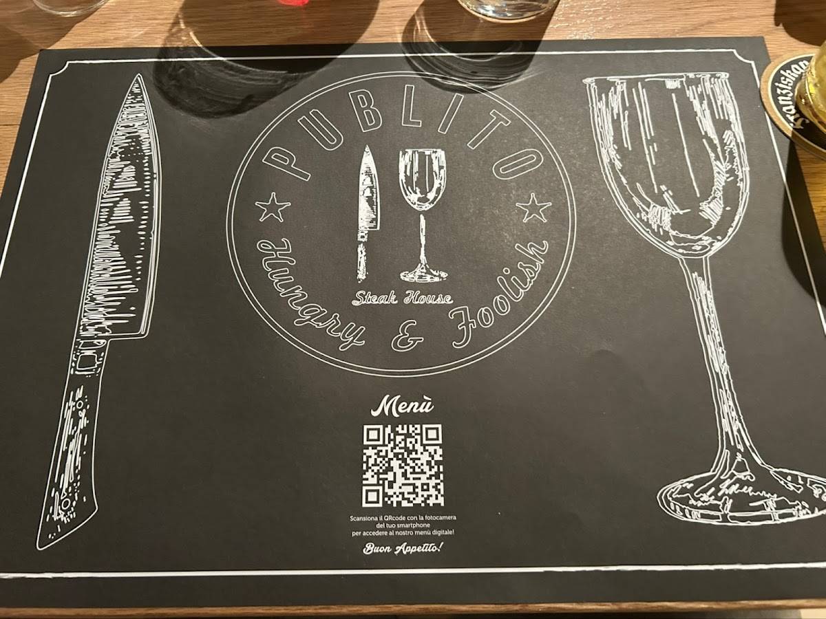 Menu di Publito 