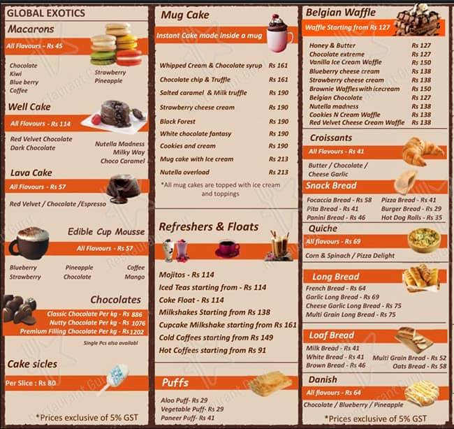 7th Heaven Pimple Saudagar menu
