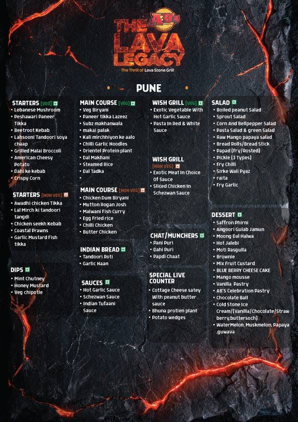 AB's - Absolute Barbecues Viman Nagar, Pune menu