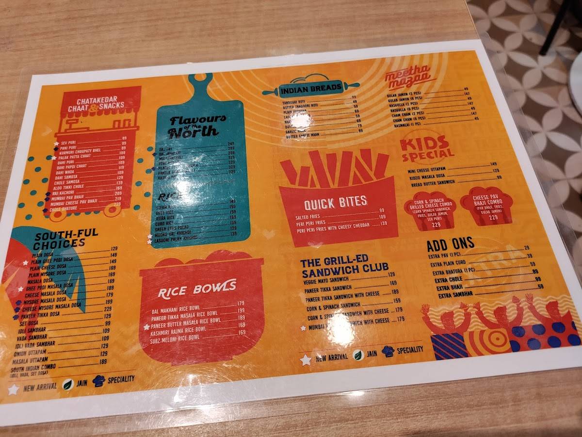 Haldiram's menu