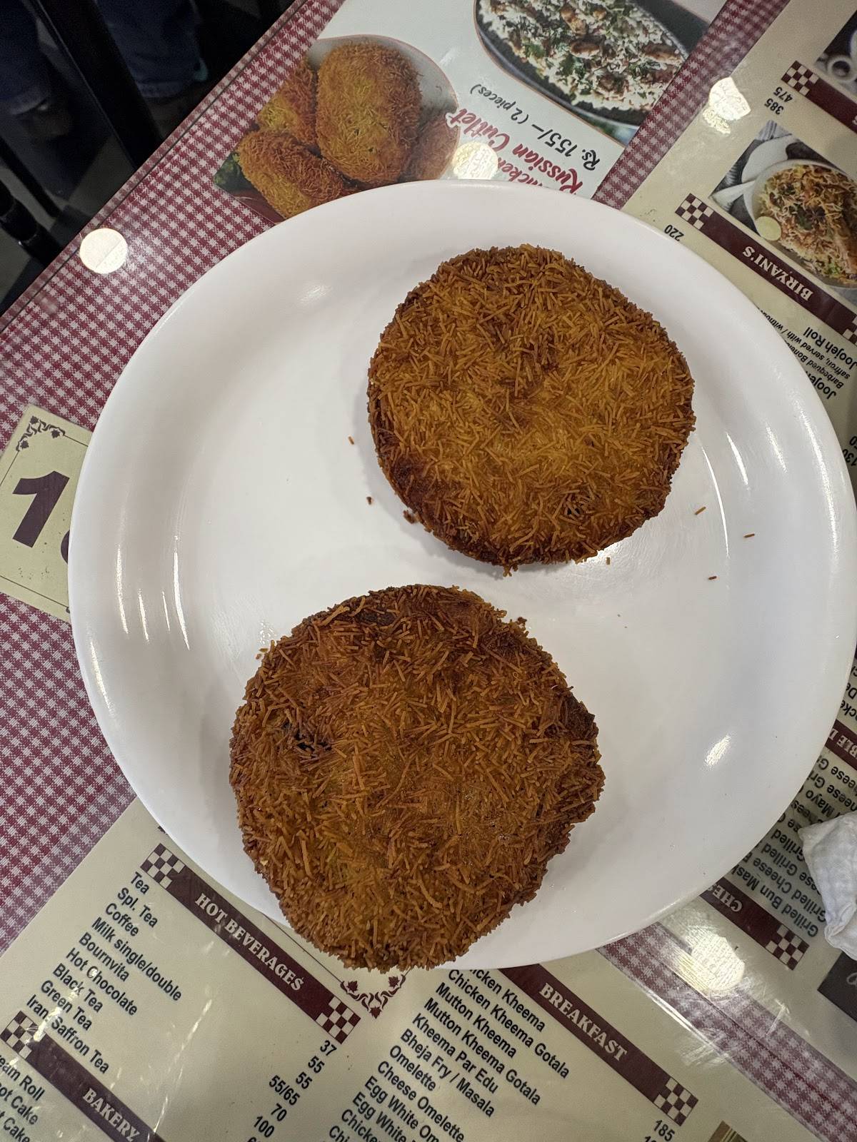 IRANI CAFE - PIMPRI menu