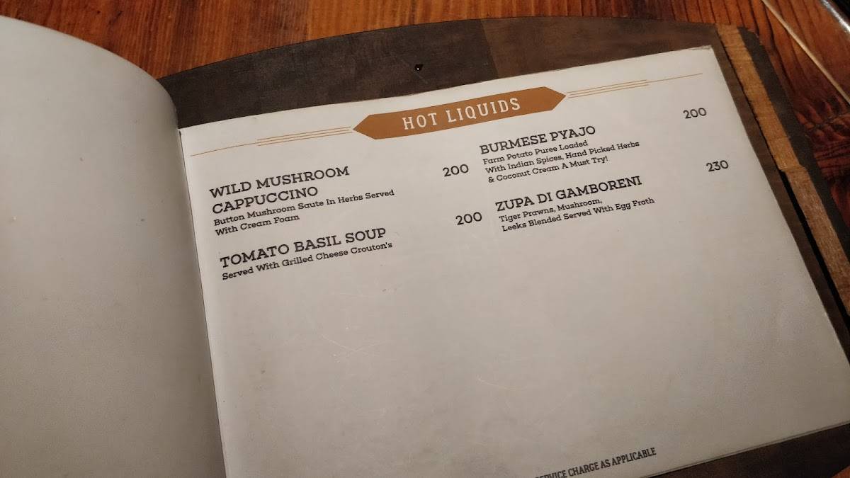 The Linkin Barrel menu