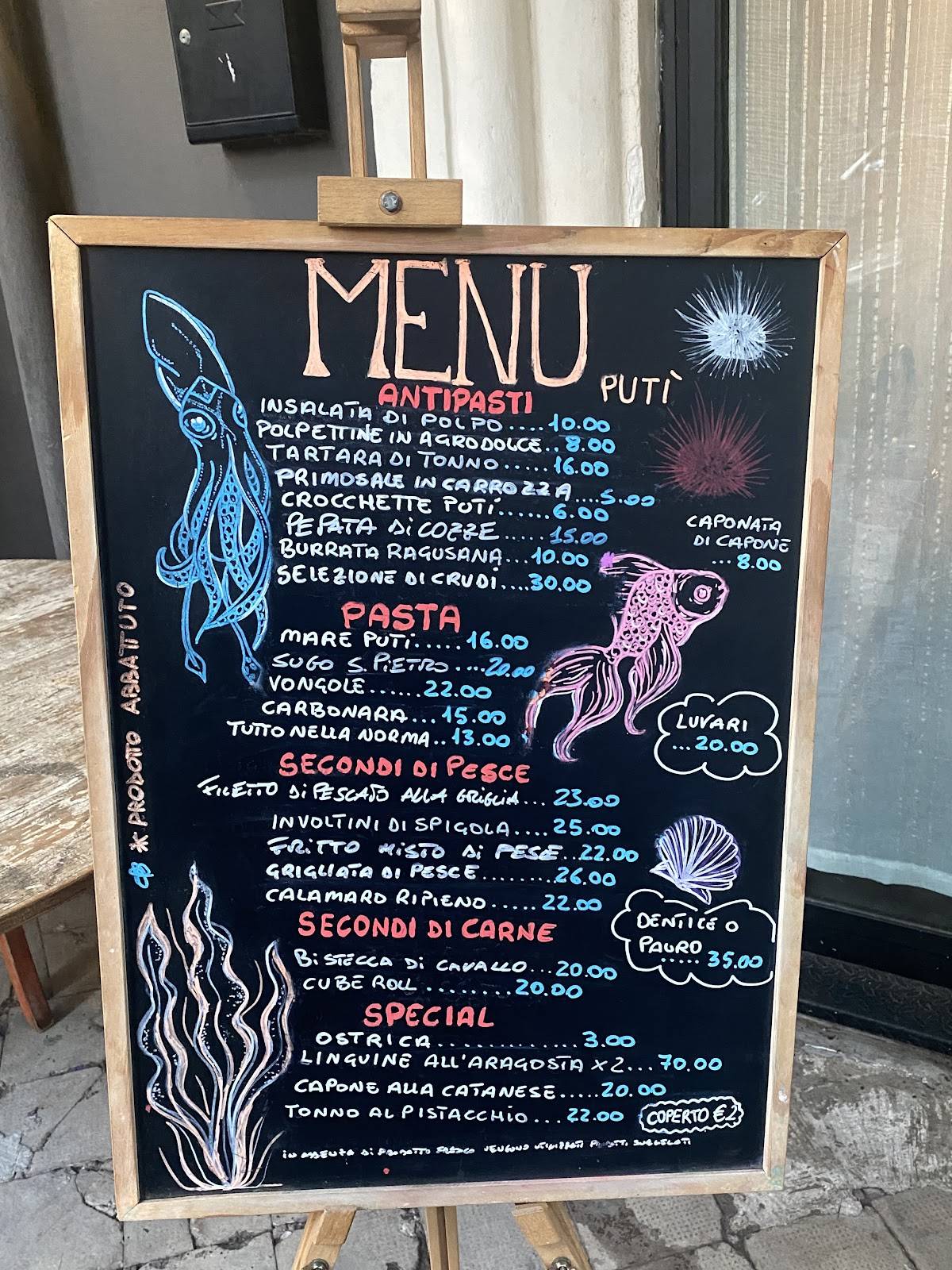Menu di Putì 