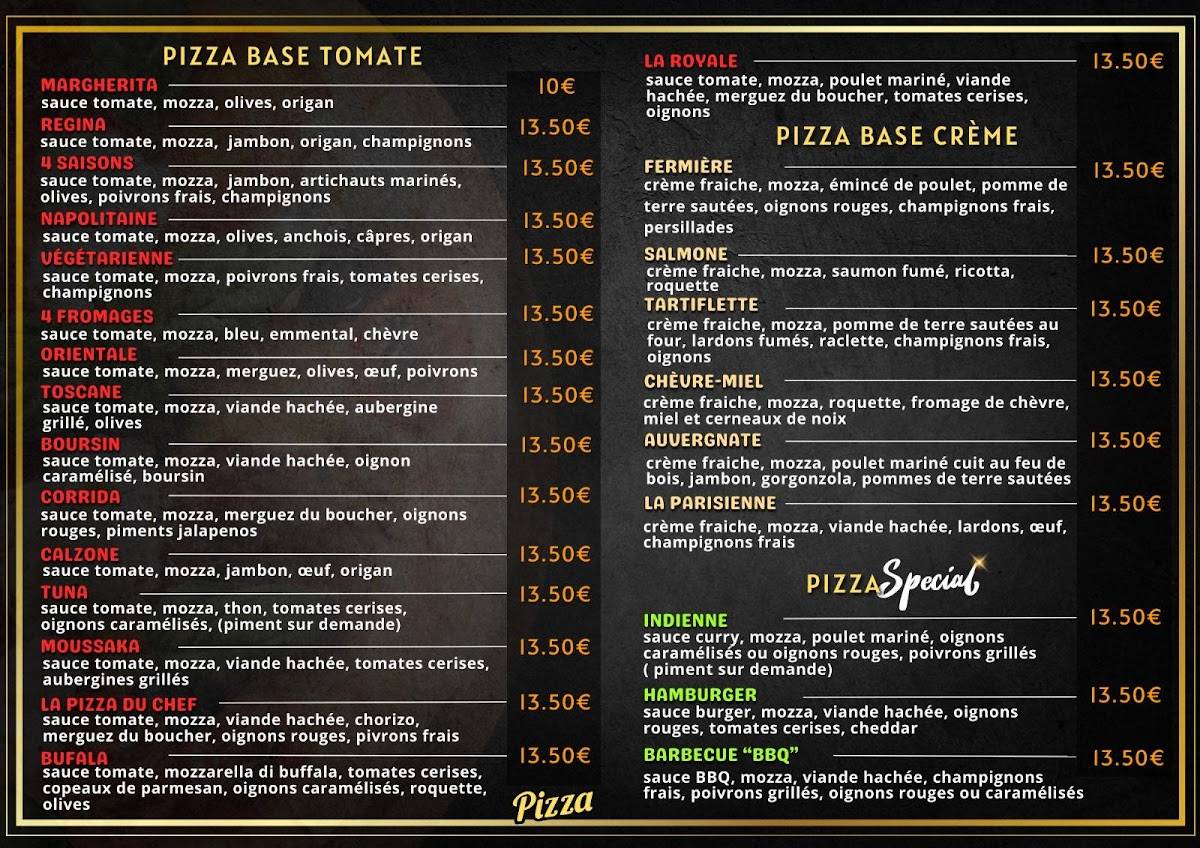 Menu de Quazimodo