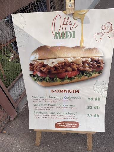 Menu de Quiproquo Brunch