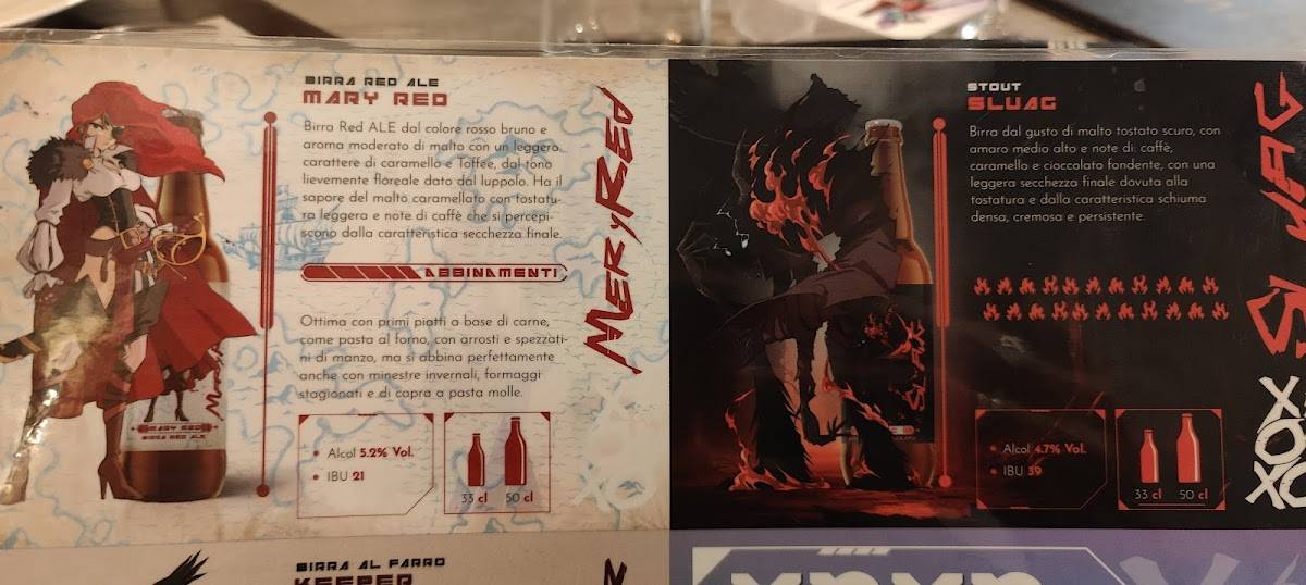 Menu di RE e REGINA Soffi di Pizza 