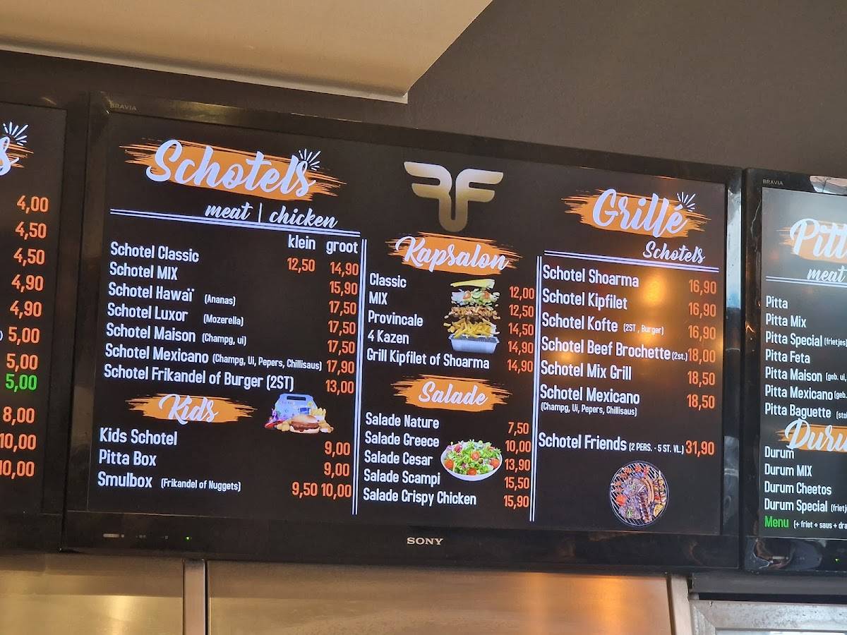 Menu de RIFood